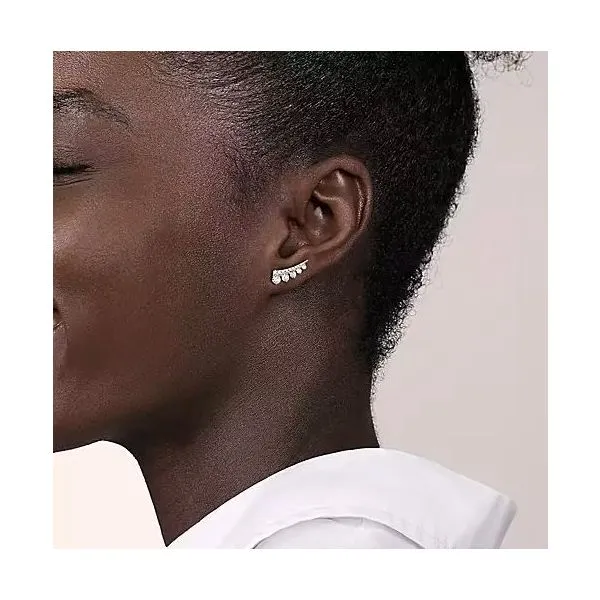 Gabriel & Co Diamond Climber Earrings Image 2 Victoria Jewellers REGINA, SK