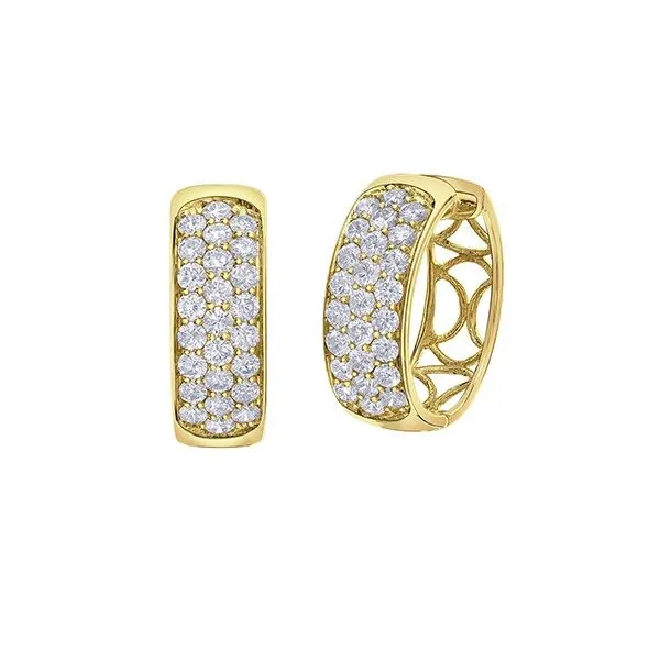 Diamond Hoop Earrings Victoria Jewellers REGINA, SK