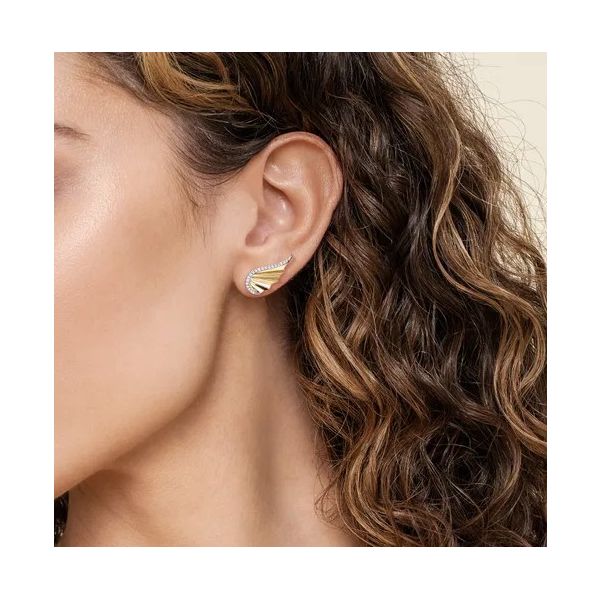 Gabriel & Co Angel Wing Climber Earrings Image 2 Victoria Jewellers REGINA, SK