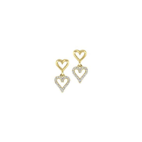 HEART SHAPE DIAMOND EARRINGS Victoria Jewellers REGINA, SK