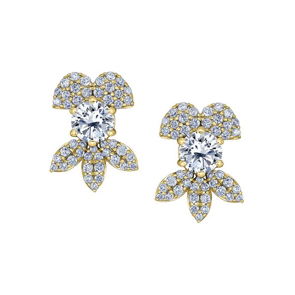 Maple Leaf Canadian Diamond Earrings Victoria Jewellers REGINA, SK
