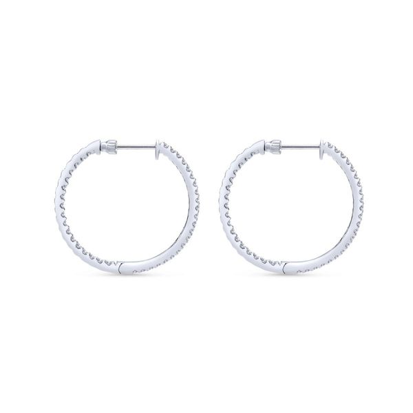 Diamond Hoop Earrings Image 2 Victoria Jewellers REGINA, SK