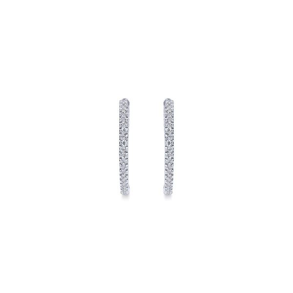 Diamond Hoop Earrings Image 3 Victoria Jewellers REGINA, SK