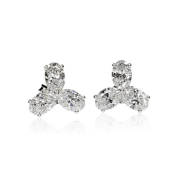 Lab Grown Oval Diamond Stud Earrings Victoria Jewellers REGINA, SK