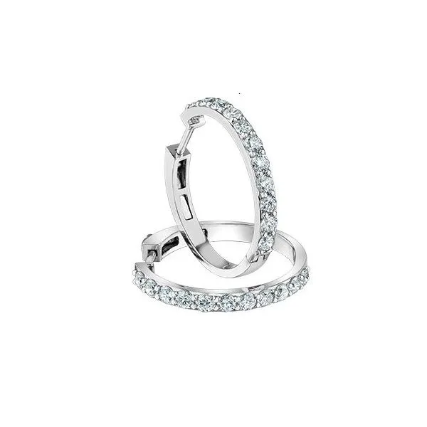 Lab Grown Diamond Hoop Earrings Victoria Jewellers REGINA, SK