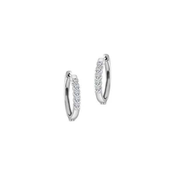 Lab Grown Diamond Hoop Earrings Victoria Jewellers REGINA, SK