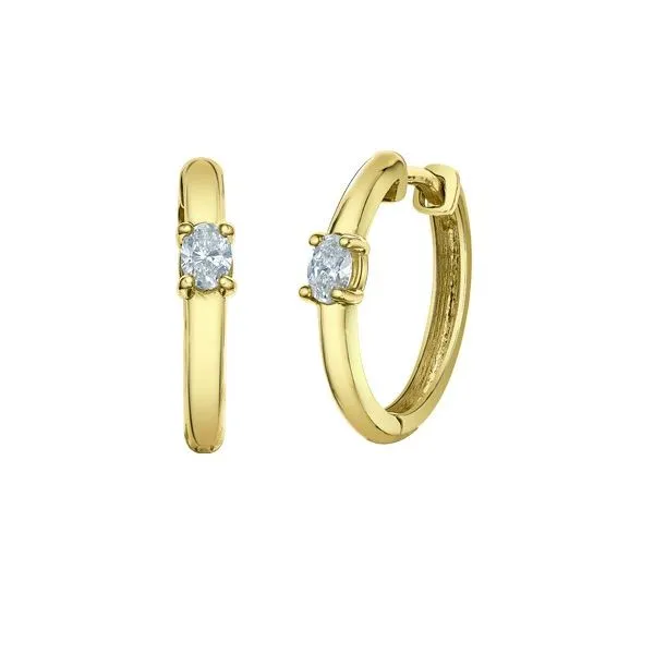Lab Grown Diamond Huggie Earrings Victoria Jewellers REGINA, SK