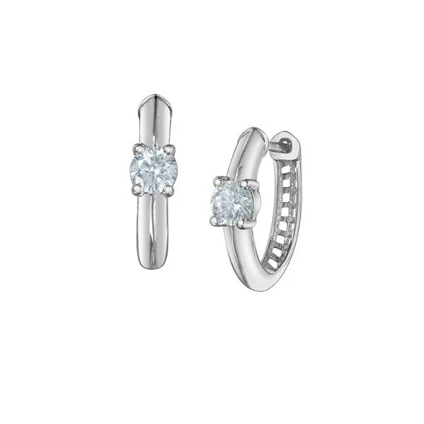 Lab Grown Diamond Huggie Earrings Victoria Jewellers REGINA, SK
