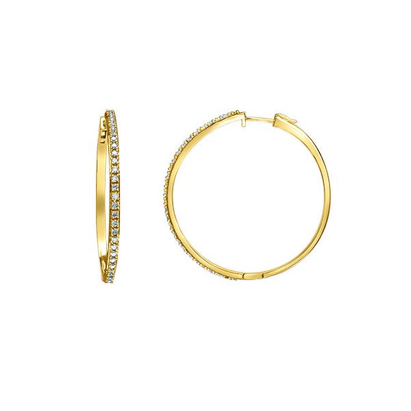 Lab Grown Diamond Hoop Earrings Victoria Jewellers REGINA, SK