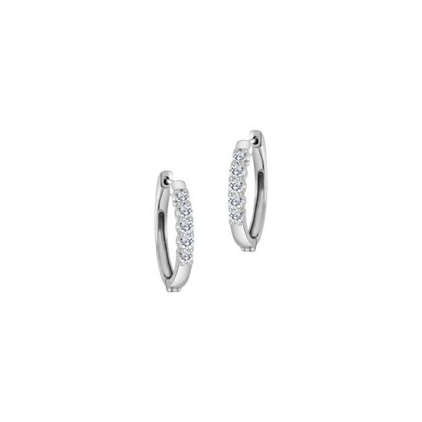 0.50ctw Lab Grown Diamond Hoop Earrings Victoria Jewellers REGINA, SK