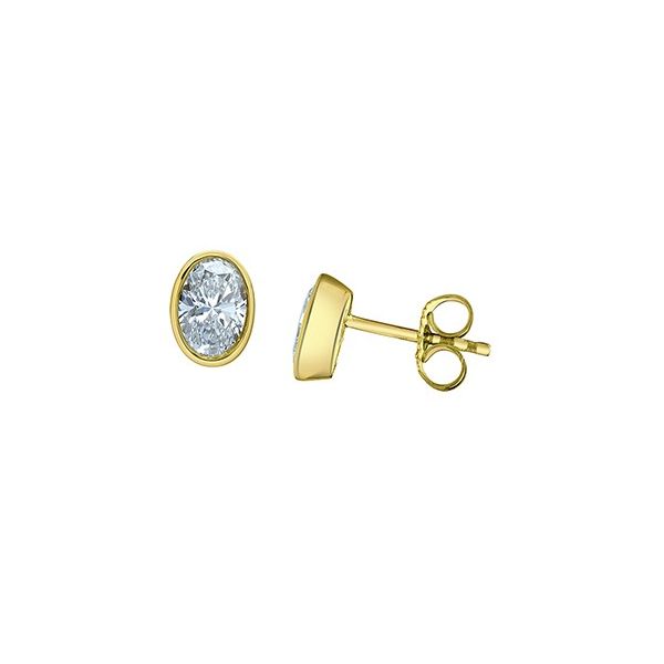 1.00ct (tw) Oval Brilliant Cut Lab Grown Diamond Earrings Victoria Jewellers REGINA, SK