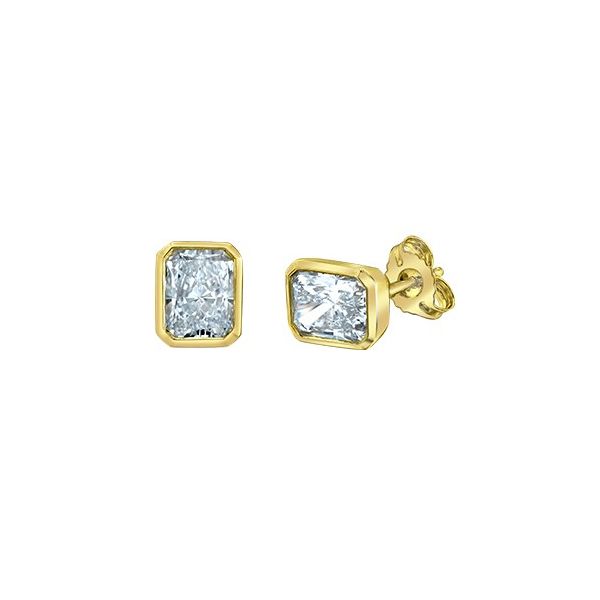1.00ct (tw) Radiant Cut Lab Grown Diamond Earrings Victoria Jewellers REGINA, SK