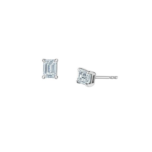 1.40ct (tw) Emerald Cut Lab Grown Diamond Earrings Victoria Jewellers REGINA, SK