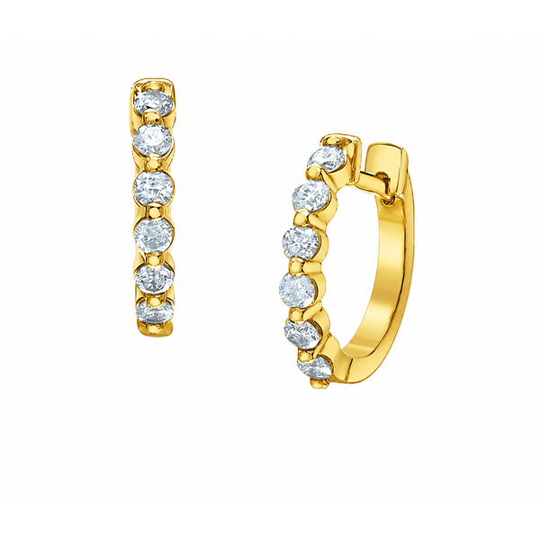 14Kt Huggie Hoop Earrings Victoria Jewellers REGINA, SK