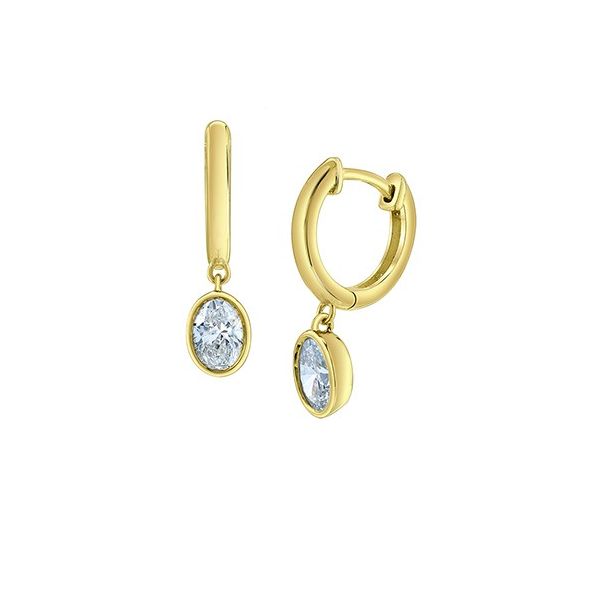 Oval Lab Grown Diamond Dangle Earrings Victoria Jewellers REGINA, SK