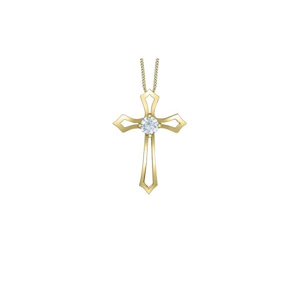 Lab Grown Diamond Cross Pendant Victoria Jewellers REGINA, SK