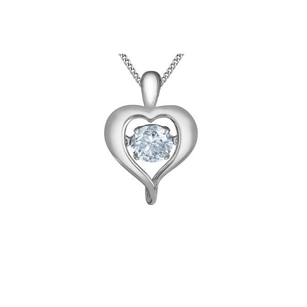 Lab Grown Dancing Diamond Pendant Victoria Jewellers REGINA, SK