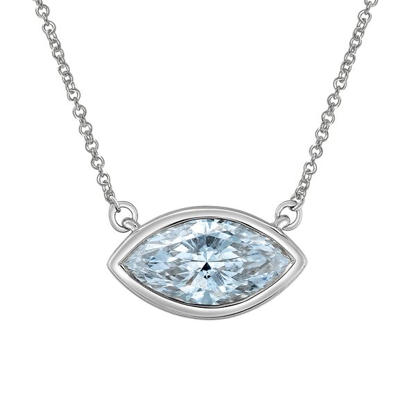 Marquise Cut Lab Grown Diamond Pendant Victoria Jewellers REGINA, SK
