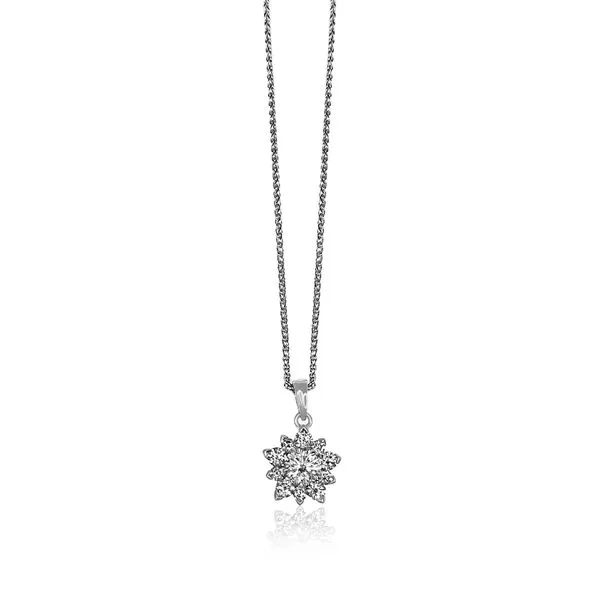Maple Leaf Canada 150-Cut Diamond Pendant Victoria Jewellers REGINA, SK