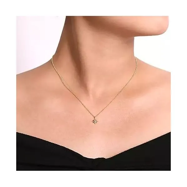 Gabriel & Co Diamond Pendant Image 2 Victoria Jewellers REGINA, SK
