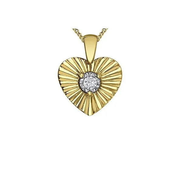 Diamond Heart Pendant Victoria Jewellers REGINA, SK