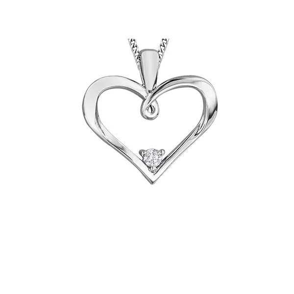 Canadian Diamond Heart Pendant Victoria Jewellers REGINA, SK
