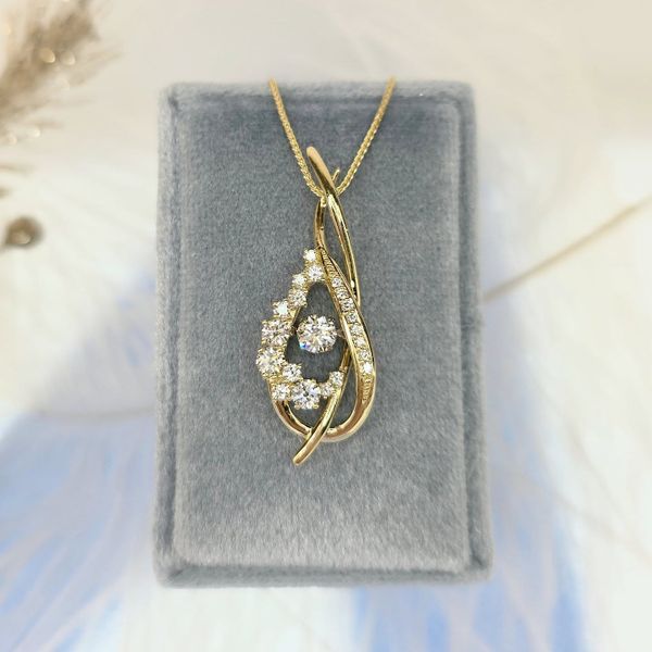 Maple Leaf Canadian Diamond Pendant Necklace Victoria Jewellers REGINA, SK