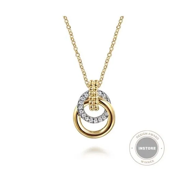 Gabriel & Co Diamond Pendant Victoria Jewellers REGINA, SK