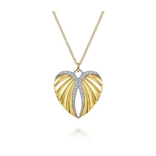 Heart Angel Wing Pendant Victoria Jewellers REGINA, SK