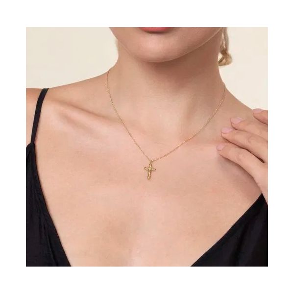 14Kt Diamond Cross Pendant Image 2 Victoria Jewellers REGINA, SK