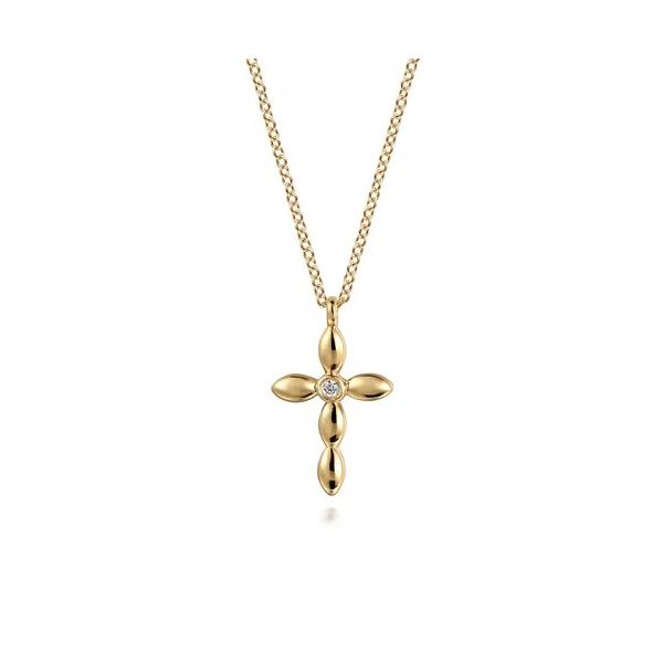 14Kt Diamond Cross Pendant Victoria Jewellers REGINA, SK