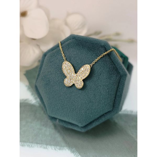 Butterfly Diamond Necklace Victoria Jewellers REGINA, SK