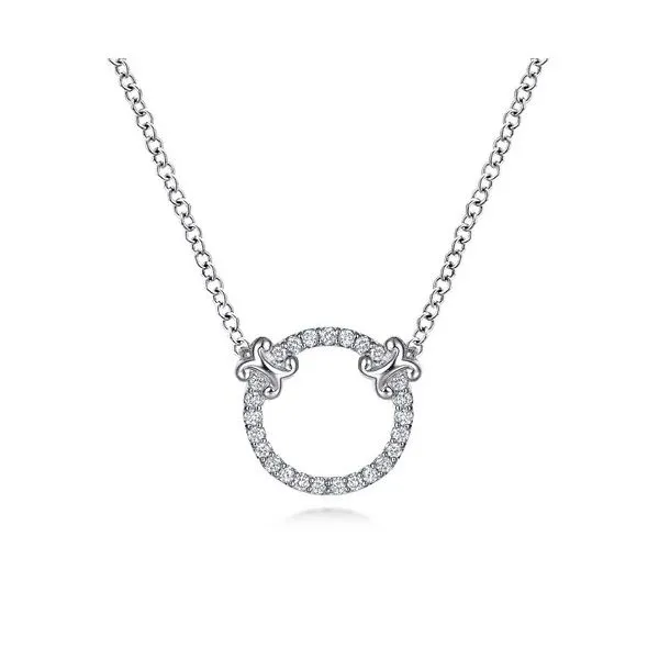 Gabriel & Co Diamond Necklace Victoria Jewellers REGINA, SK