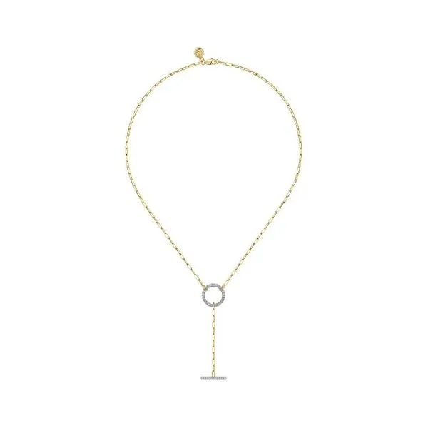 Diamond Y-Knot Fashion Necklace Image 2 Victoria Jewellers REGINA, SK