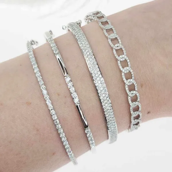 Diamond Bangle Bracelet Image 2 Victoria Jewellers REGINA, SK