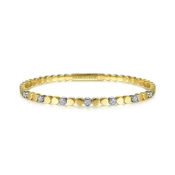 Gabriel & Co Diamond Bangle Bracelet Image 2 Victoria Jewellers REGINA, SK
