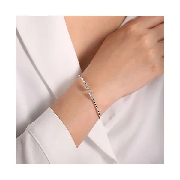 Gabriel & Co 14Kt Diamond Bangle Bracelet Image 4 Victoria Jewellers REGINA, SK