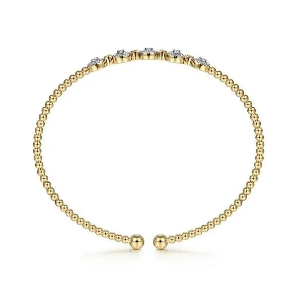 Gabriel & Co 14Kt Diamond Bangle Bracelet Image 2 Victoria Jewellers REGINA, SK