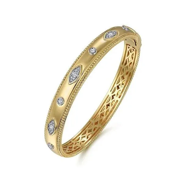 Gabriel & Co Diamond Bangle Bracelet Image 2 Victoria Jewellers REGINA, SK