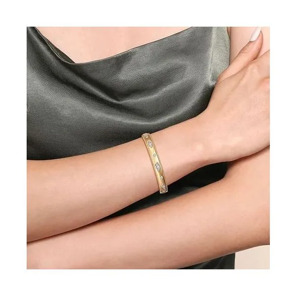Gabriel & Co Diamond Bangle Bracelet Image 3 Victoria Jewellers REGINA, SK