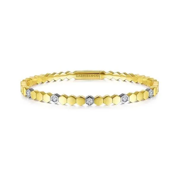 Gabriel & Co Diamond Bangle Bracelet Image 2 Victoria Jewellers REGINA, SK