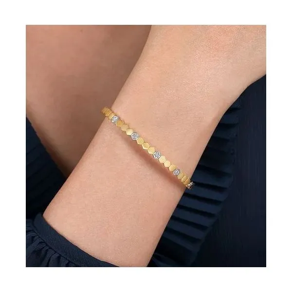 Gabriel & Co Diamond Bangle Bracelet Image 3 Victoria Jewellers REGINA, SK