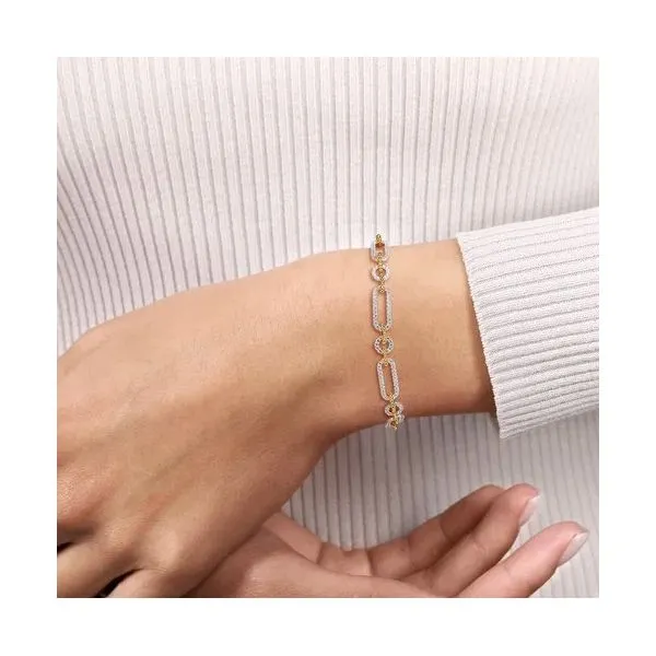 Gabriel & Co Diamond Tennis Bracelet Image 3 Victoria Jewellers REGINA, SK