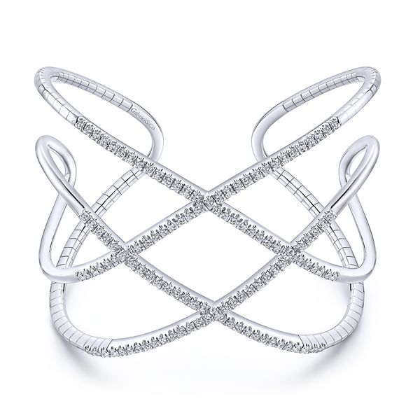 Gabriel & Co Diamond Cuff Image 3 Victoria Jewellers REGINA, SK