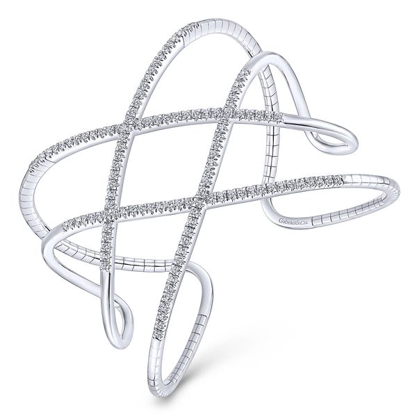 Gabriel & Co Diamond Cuff Victoria Jewellers REGINA, SK