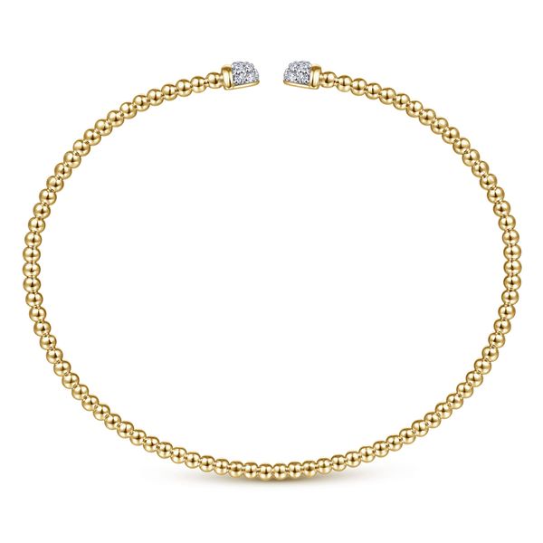 14Kt Gold Diamond Bangle Bracelet Image 3 Victoria Jewellers REGINA, SK