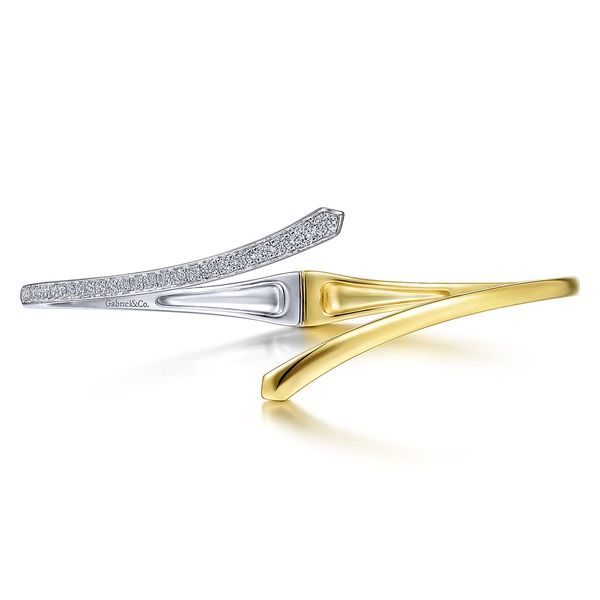14Kt Gold and Diamond Bangle Bracelet Victoria Jewellers REGINA, SK