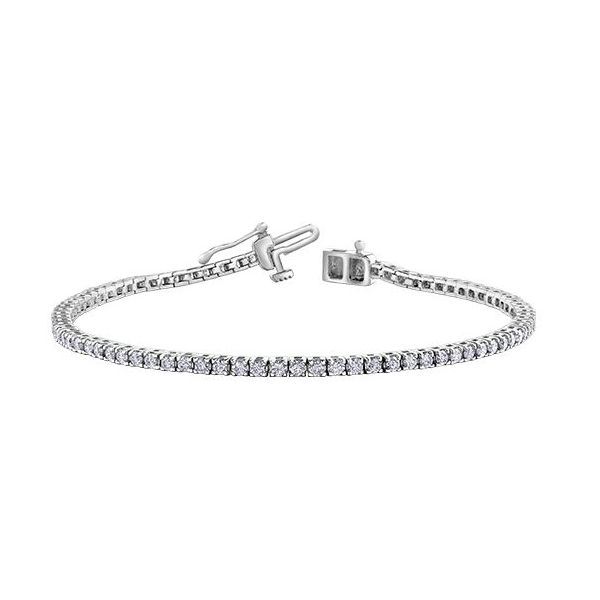 3.00ct (tw) Round Brilliant Cut Lab Grown Diamond Tennis Bracelet Victoria Jewellers REGINA, SK