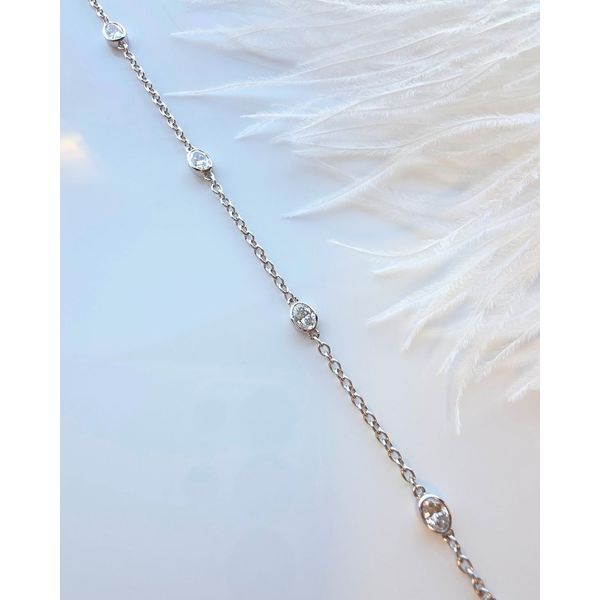 Station Tennis Bracelet with Oval Lab Grown Diamonds Victoria Jewellers REGINA, SK