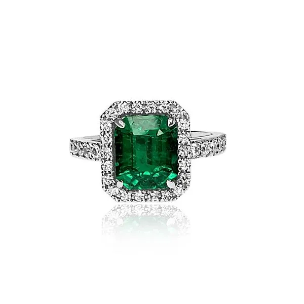 Emerald and Diamond Ring Victoria Jewellers REGINA, SK